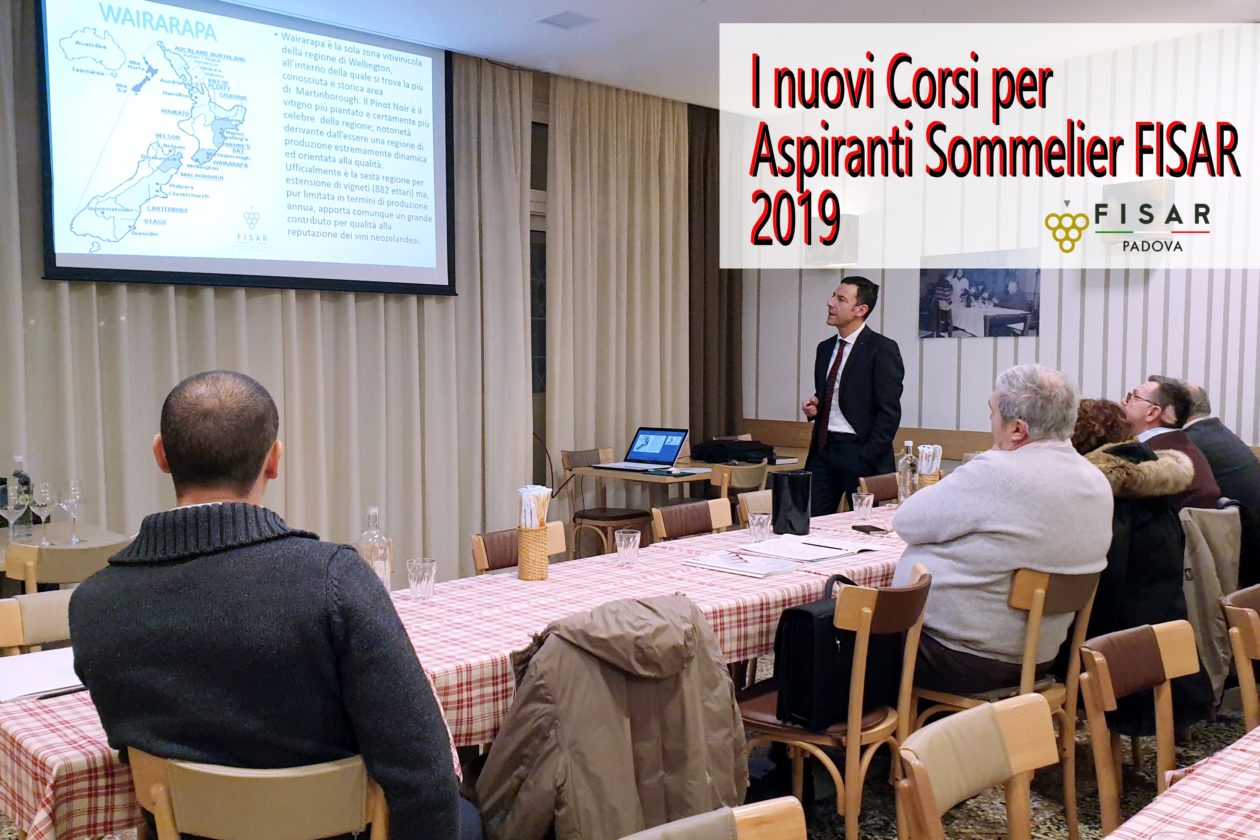 I nuovi Corsi per Aspiranti Sommelier 2019 - Fisar Padova Corsi Sommelier